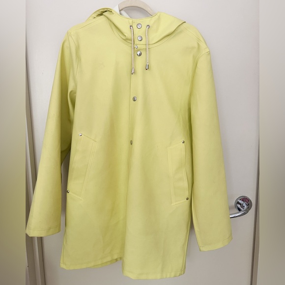 Stutterheim Light Yellow / Green Stockholm Raincoat - Picture 1 of 13